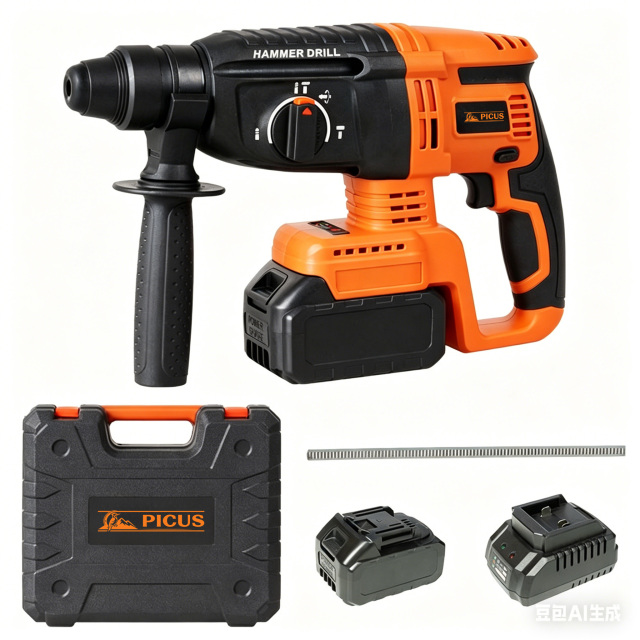 High Power Portable Cordless Electric Concrete Breaker 800W Rotary Hammer Drilling Machine Battery Construction Wholesale PICUS