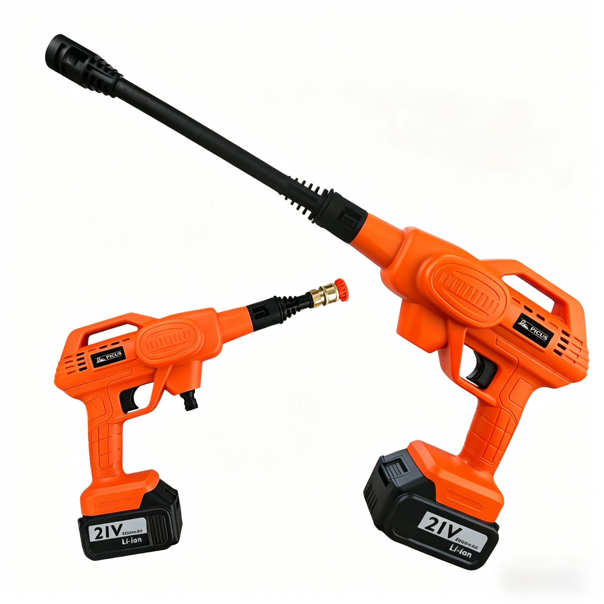 Lithium Battery Car Washing Gun Water Gun Strong Water Column Fast Cleaning Sufficient Power