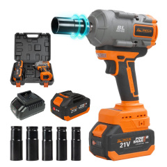 Electric Cordless 1100N.M High Torque for DW/MK 20V Battery Brushless Motor Electric Impact Wrench Cordless for Car Tyre Removal