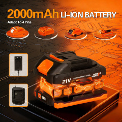 21V Lithium Battery Multifunctional Impact Drill Dual Speed Hand Electric Drill Electric Combination Tool Brushless Motor Drill