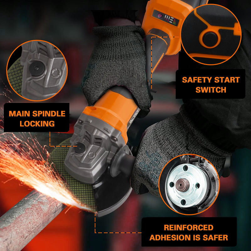 High Power Electric Angle Grinder Super Strong Electric Angle Grinder Fast and Efficient Angle Grinder