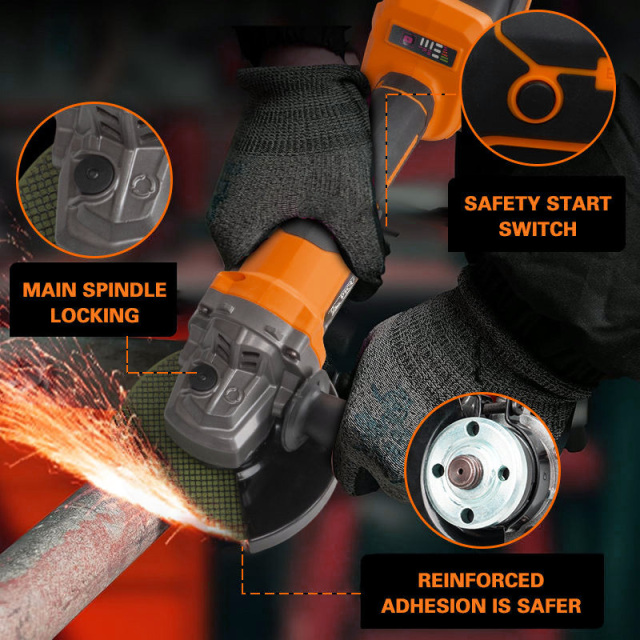 High Power Electric Angle Grinder Super Strong Electric Angle Grinder Fast and Efficient Angle Grinder