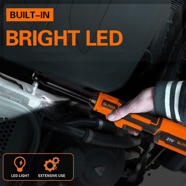 21V Long Reach Electric Ratchet Wrench Cordless Ratchet Wrench High Torque for Professionals With Durable and Lightweight Build