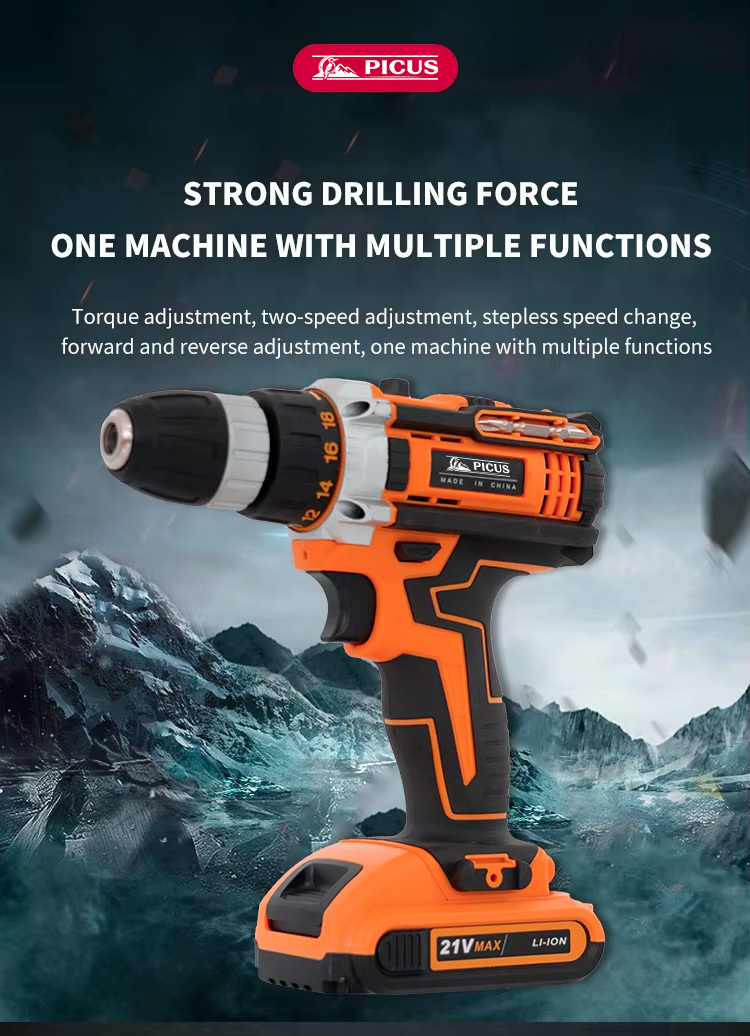 Factory Price Multi-Function Machine Customized Oem Odm Obm De Walt CHINA Well Selling With Accessories Brushless Cordless Drill