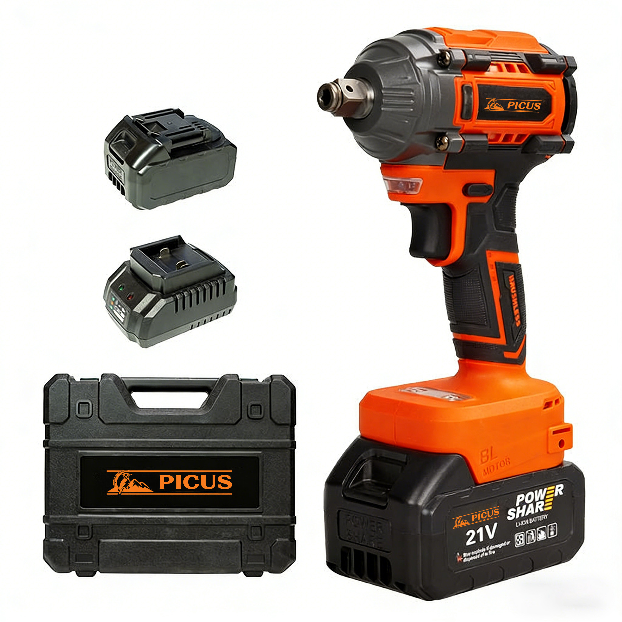 Good Selling Cordless Wrench First Rate Electric Impact Wrench Heavy Duty High Power Pneumatic Gun Impact Wrench