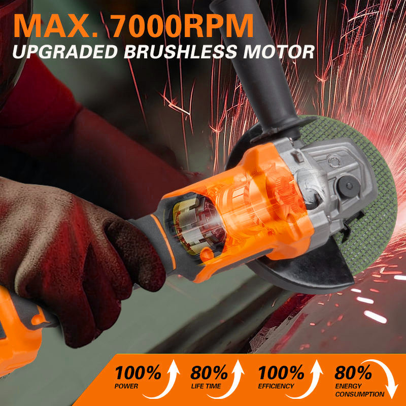 High Power Electric Angle Grinder Super Strong Electric Angle Grinder Fast and Efficient Angle Grinder