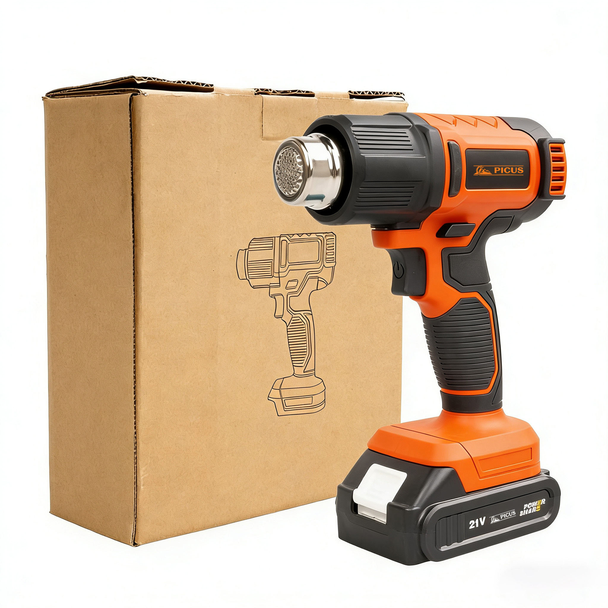 Embrace the Excellent Best Quality Rechargeable Heat Gun Cordless Heat Gun with Battery for Industrial and Home Cheap