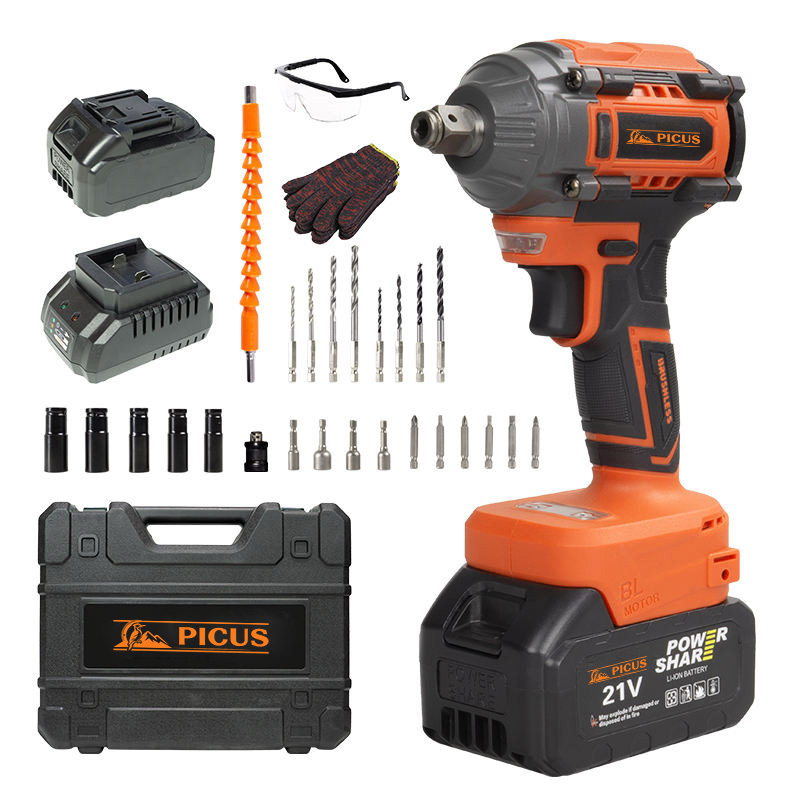 Good Selling Cordless Wrench First Rate Electric Impact Wrench Heavy Duty High Power Pneumatic Gun Impact Wrench