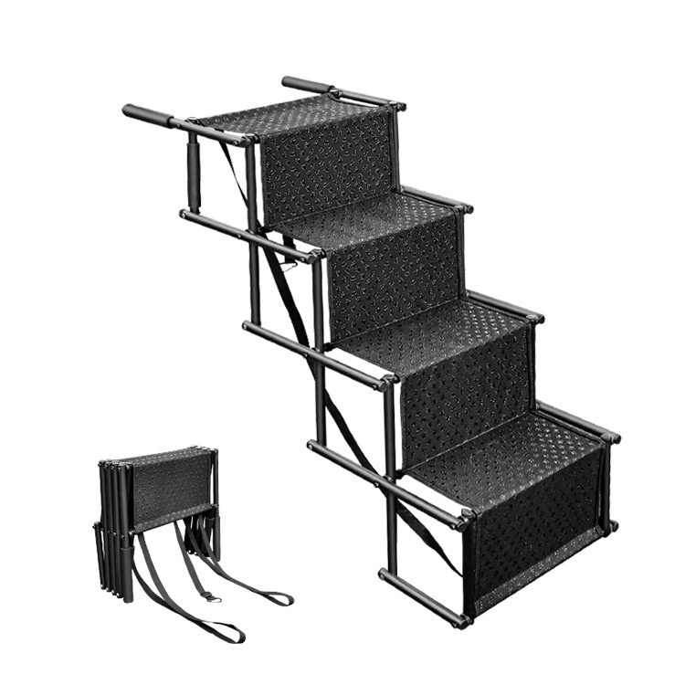 Foldable Dog Cat Pet Ladder Step Stairs