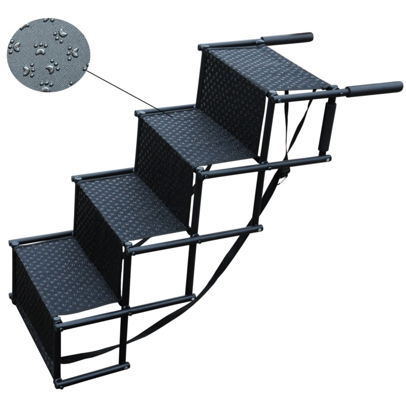 Foldable Dog Cat Pet Ladder Step Stairs