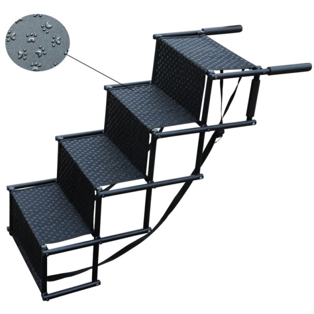 Foldable Dog Cat Pet Ladder Step Stairs