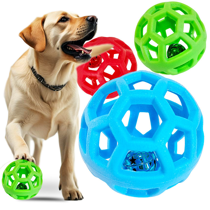 Little Interactive Hollow Pet Dog Bell Ball Toy