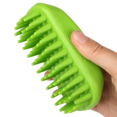 Silicone Dog Pet Bath Brush for Shedding Grooming Massage