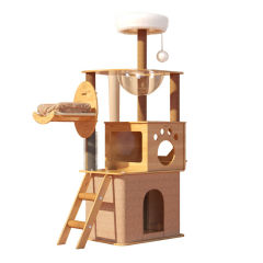 Scraper Tower Climbing Cat Tree for Large Cats