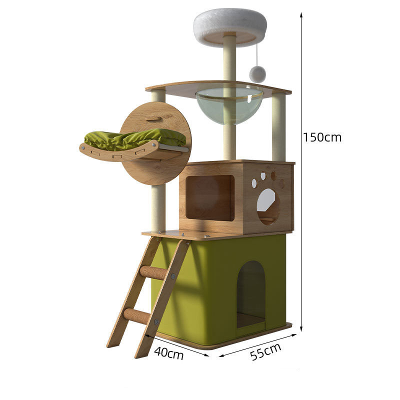Scraper Tower Climbing Cat Tree for Large Cats