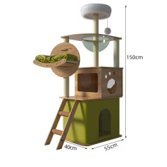 Scraper Tower Climbing Cat Tree for Large Cats