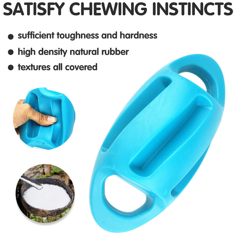 Rugby Squeaky Dog Chew Toy for Aggressive Chewer