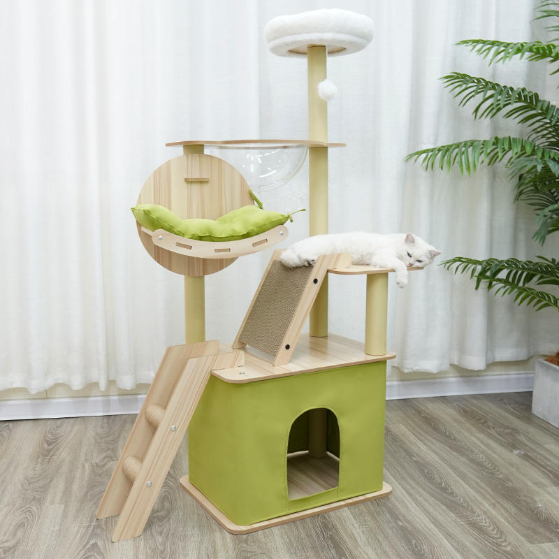 Modern Cat Delivery Room Scratching Post Cat Tree