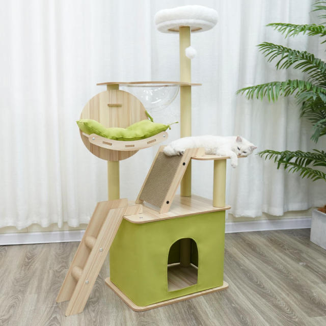 Modern Cat Delivery Room Scratching Post Cat Tree