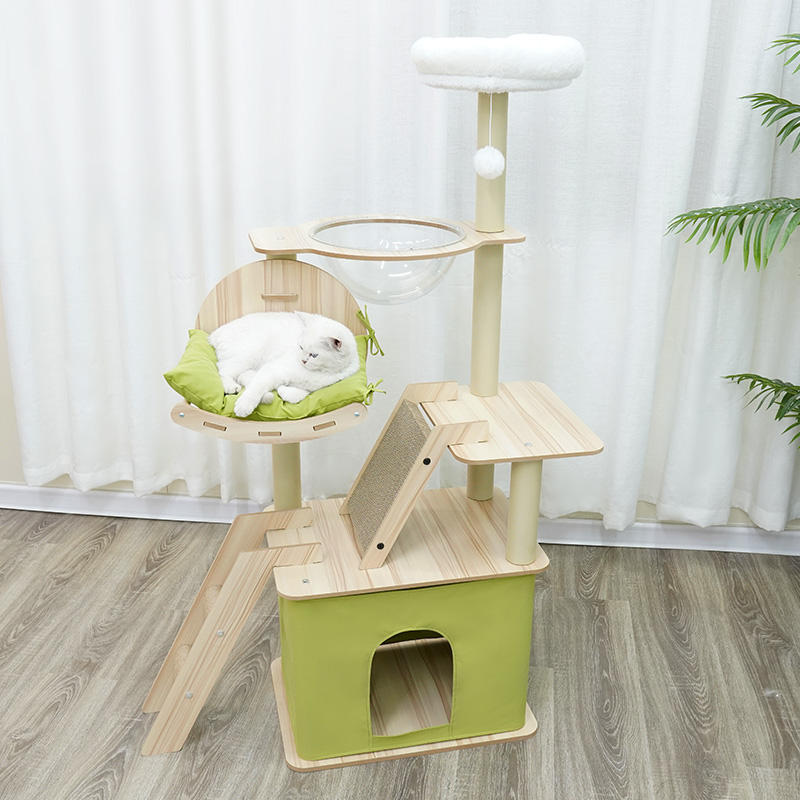 Modern Cat Delivery Room Scratching Post Cat Tree