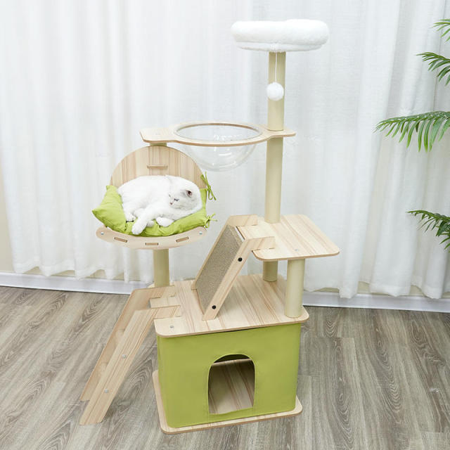 Modern Cat Delivery Room Scratching Post Cat Tree