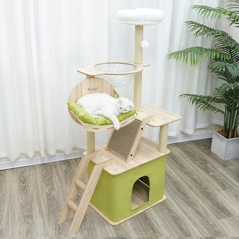 Modern Cat Delivery Room Scratching Post Cat Tree