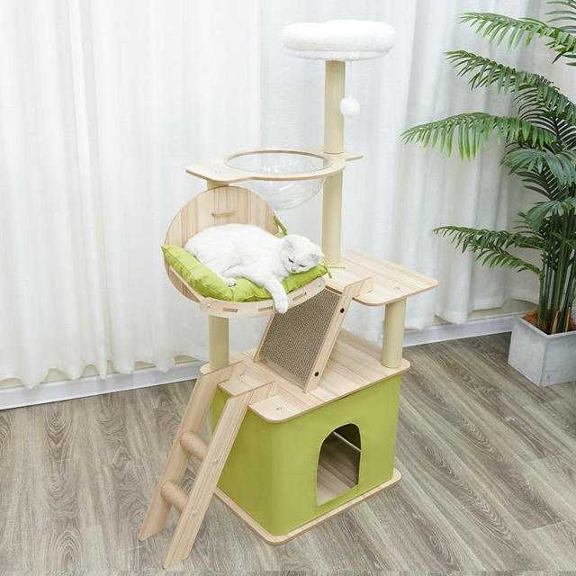 Modern Cat Delivery Room Scratching Post Cat Tree