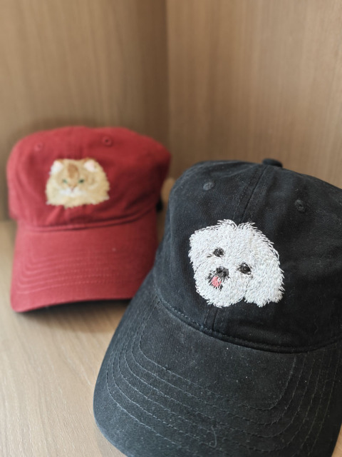 Custom Pet Photo Duckbill Embroidered Hat