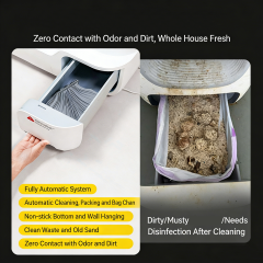 Large Capacity Automatic Cleaning Cat Litter Box