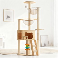 Modern Acrylic Hammock Cat Tree Tower