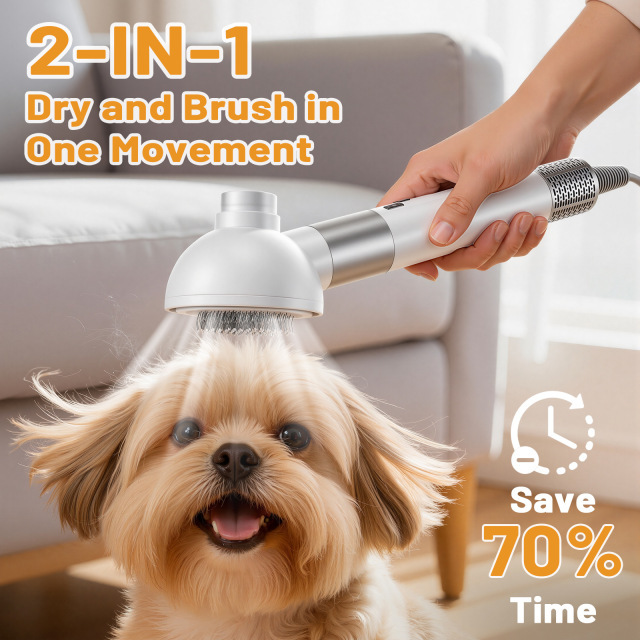 2 in 1 Pet Grooming Comb Hair Dryer