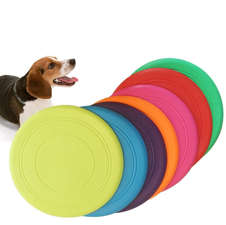 Dog Flying Disc Chew Resistant Interactive Pet Training Toy