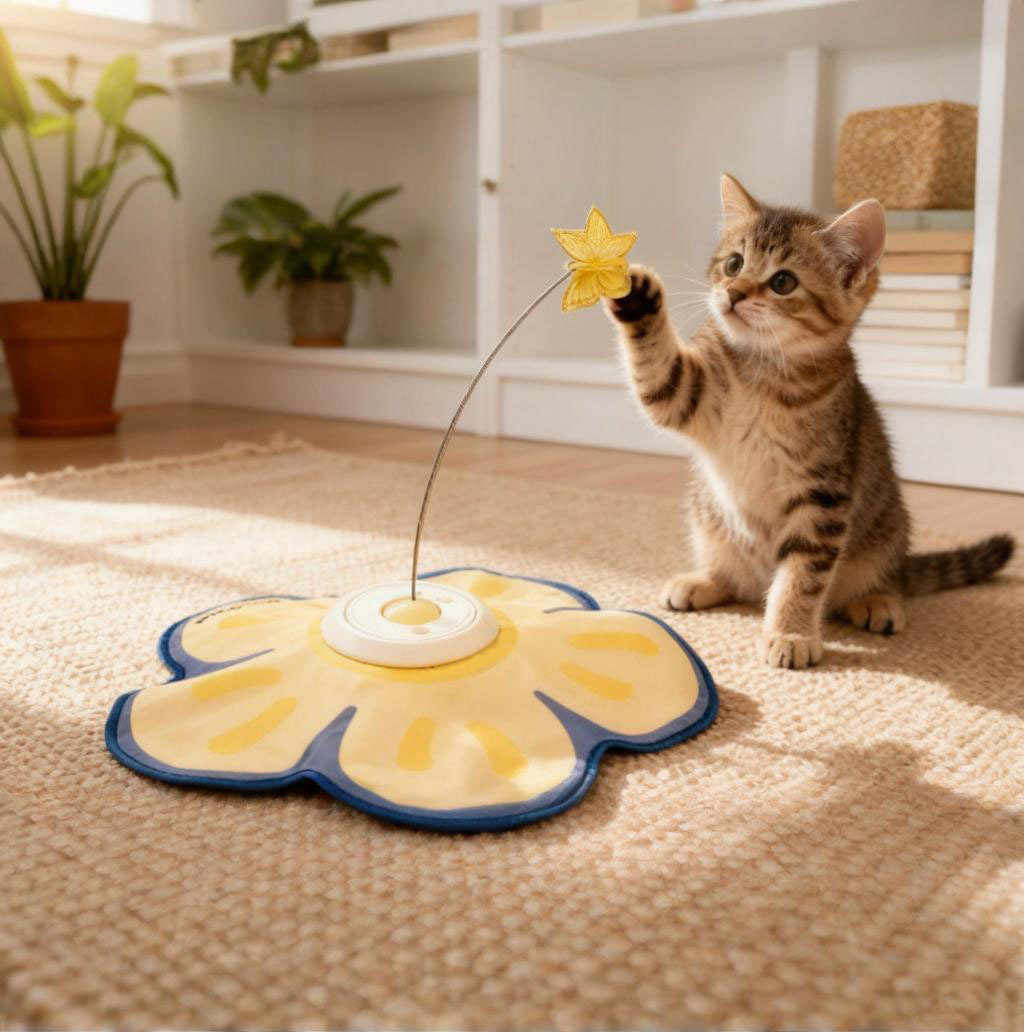 Interactive Play Automatic Hide and Seek Cat Toy