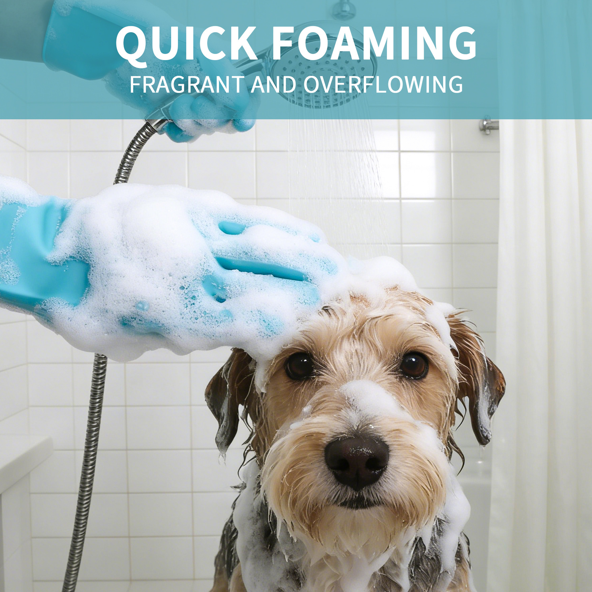 Silicone Pet Grooming Deep Cleaning Massage Bath Glove