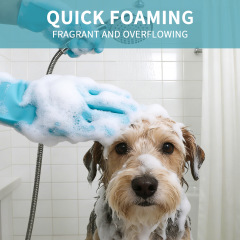 Silicone Pet Grooming Deep Cleaning Massage Bath Glove