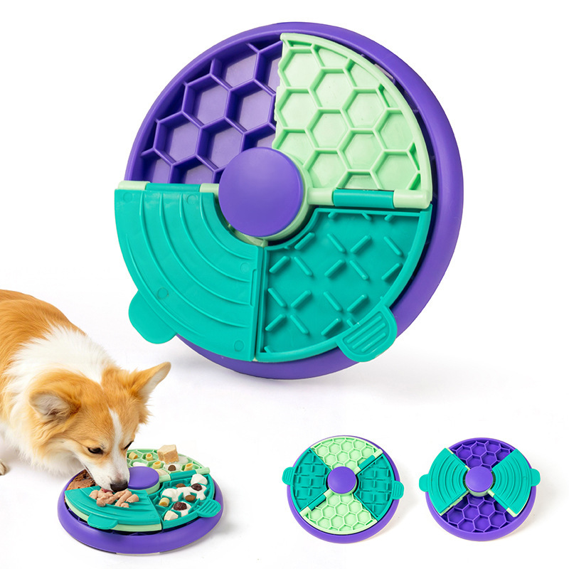 Pet Rotating Puzzle Slow Feeder Bowl Toy for Dogs