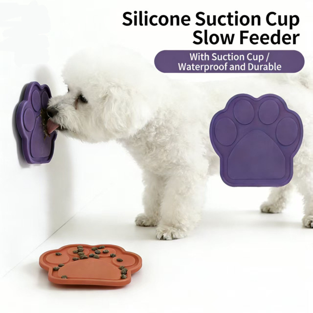 Pet Silicone Anti-Slip Suction Cup Slow Feeder