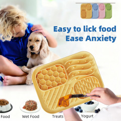 Multi-functional Silicone Cat Dog Slow Feeder Lick Mat
