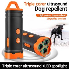 Rechargeable Triple Corer Handheld Ultrasonic Dog Repellent