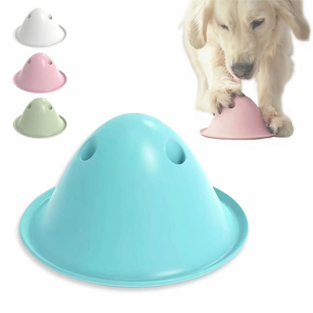 Funnel Shape Dog Chew Treat Food Dispensing Toy