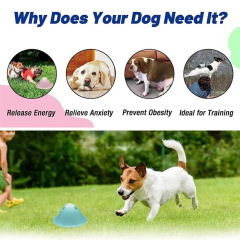 Funnel Shape Dog Chew Treat Food Dispensing Toy