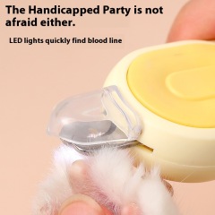 Anti-splash LED Pet Nail Clipper Cat Claw Trimmer