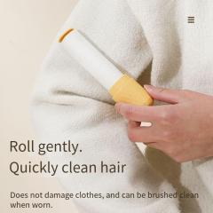 Portable Mini Pet Hair Lint Roller with Replaceable Sticky