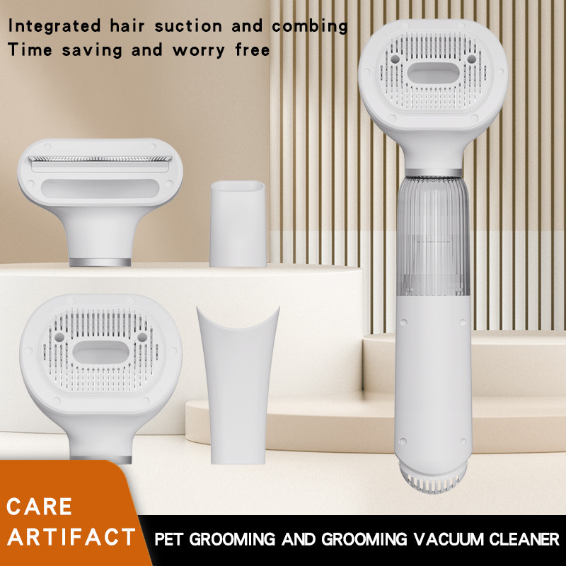 4 in 1 Pet Hair Vacuum Comb Electric Dryer Cleaner