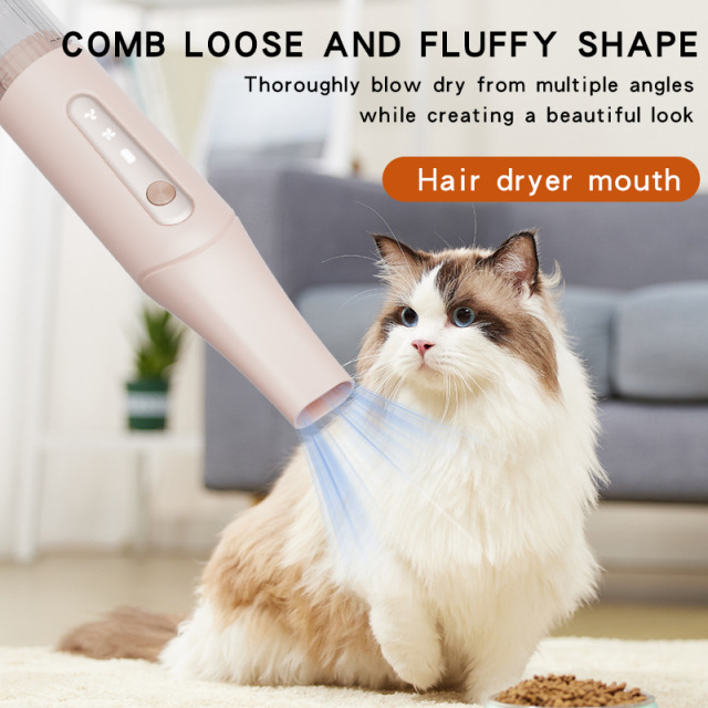 4 in 1 Pet Hair Vacuum Comb Electric Dryer Cleaner