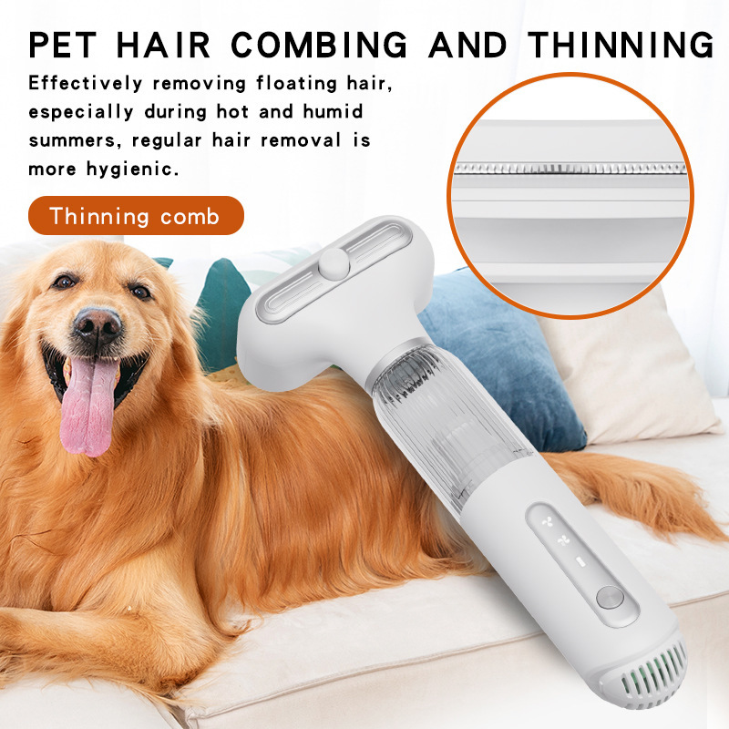 4 in 1 Pet Hair Vacuum Comb Electric Dryer Cleaner