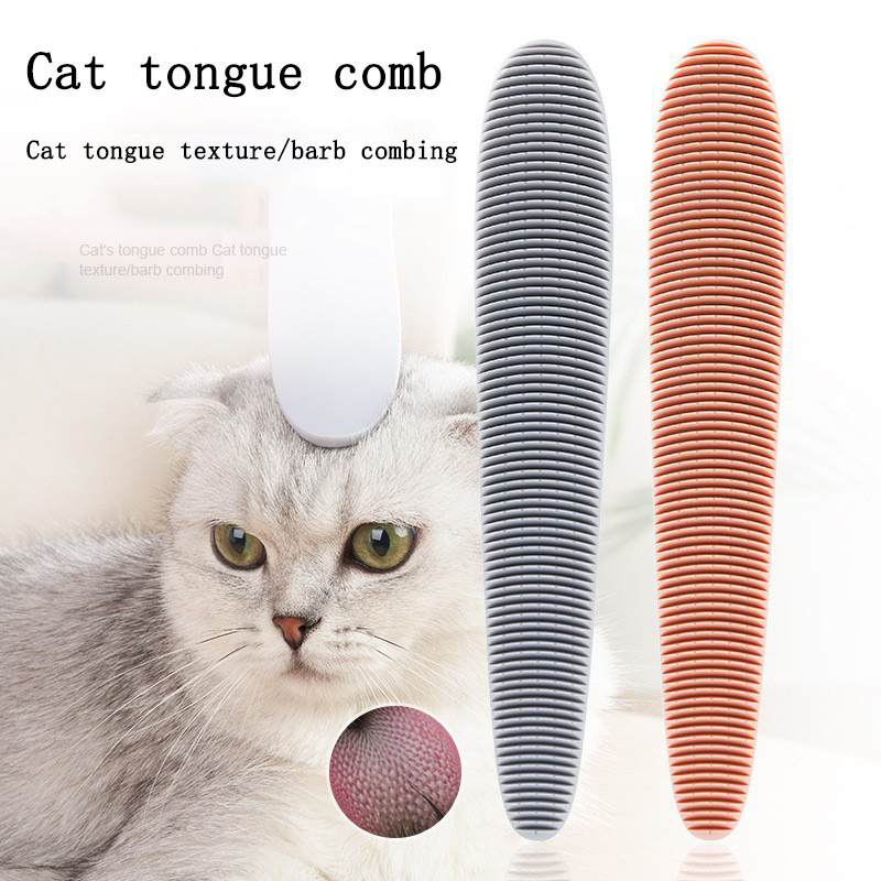 Cat Pet Tongue Massage Grooming Tool Comb