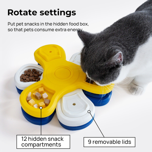 Dog Rotating Slow Feeder Tornado Puzzle Toy
