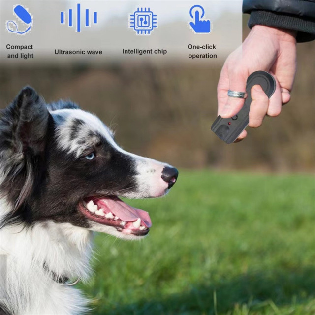 Handheld Ultrasonic Dog Repeller Trainer Anti Barking Device