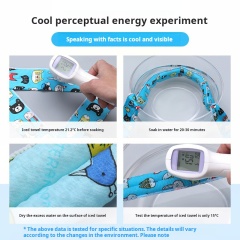Adjustable Reusable Dog Pet Cooling Scarf for Summer Heat Relief